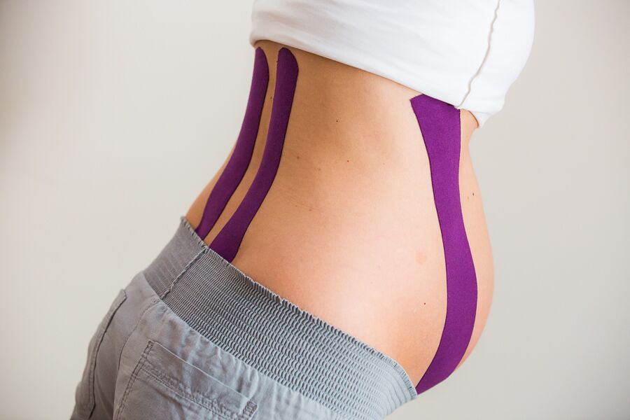 Kinesiotaping, Pregnancy Back Pain Relief